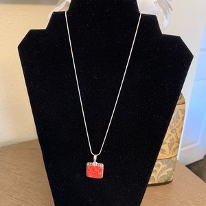 925 sterling silver necklace W/ beautiful pendant
